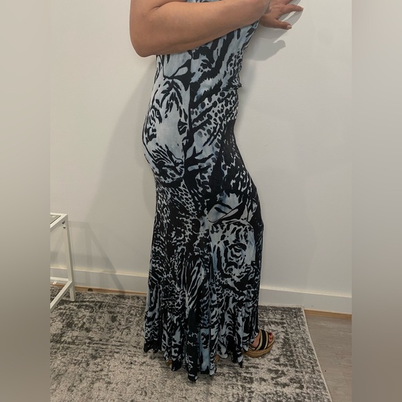 Roberto Cavalli blue tiger dress - Picture 10 of 15